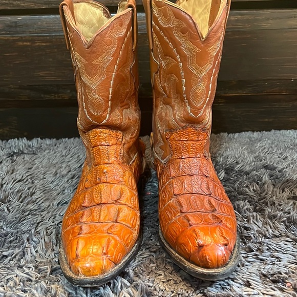 Croc real leather boots
